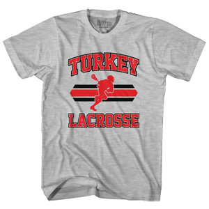Turkey 90's Lacrosse Team Cotton Youth T-shirt - Grey Heather Turkey 90's Lacrosse Team Cotton Youth T-shirt - Grey Heather