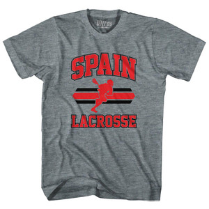 Spain 90's Lacrosse Team Tri-Blend Youth T-shirt - Athletic Grey Spain 90's Lacrosse Team Tri-Blend Youth T-shirt - Athletic Grey