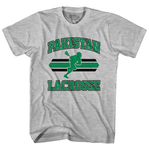 Pakistan 90's Lacrosse Team Cotton Youth T-shirt - Grey Heather Pakistan 90's Lacrosse Team Cotton Youth T-shirt - Grey Heather