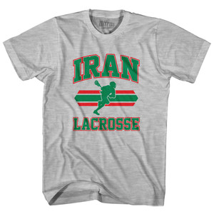 Iran 90's Lacrosse Team Cotton Youth T-shirt-Grey Heather Iran 90's Lacrosse Team Cotton Youth T-shirt-Grey Heather