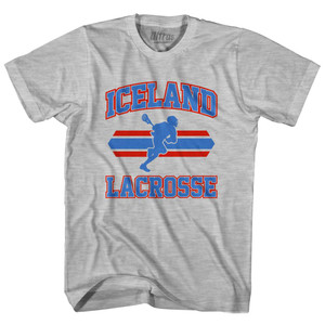 Iceland 90's Lacrosse Team Cotton Youth T-shirt - Grey Heather Iceland 90's Lacrosse Team Cotton Youth T-shirt - Grey Heather