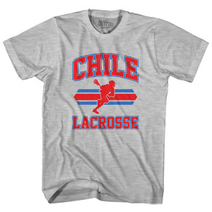 Chile 90's Lacrosse Team Cotton Youth T-shirt - Grey Heather Chile 90's Lacrosse Team Cotton Youth T-shirt - Grey Heather