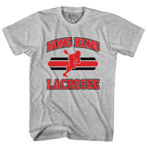 Hong Kong 90's Lacrosse Team Cotton Youth T-shirt - Grey Heather Hong Kong 90's Lacrosse Team Cotton Youth T-shirt - Grey Heather
