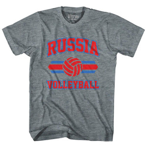 Russia 90's Volleyball Team Tri-Blend Youth T-shirt - Athletic Grey Russia 90's Volleyball Team Tri-Blend Youth T-shirt - Athletic Grey
