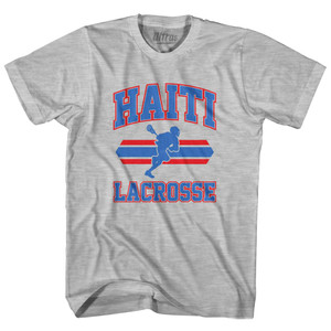 Haiti 90's Lacrosse Team Cotton Youth T-shirt - Grey Heather Haiti 90's Lacrosse Team Cotton Youth T-shirt - Grey Heather