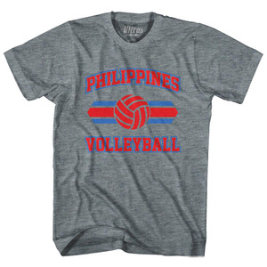 Philippines 90's Volleyball Team Tri-Blend Youth T-shirt - Athletic Grey Philippines 90's Volleyball Team Tri-Blend Youth T-shirt - Athletic Grey