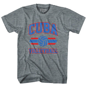 Cuba 90's Volleyball Team Tri-Blend Youth T-shirt - Athletic Grey Cuba 90's Volleyball Team Tri-Blend Youth T-shirt - Athletic Grey