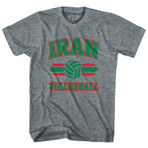 Iran 90's Volleyball Team Tri-Blend Adult T-shirt - Athletic Grey Iran 90's Volleyball Team Tri-Blend Adult T-shirt - Athletic Grey