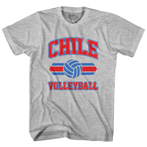 Chile 90's Volleyball Team Cotton Youth T-shirt - Grey Heather Chile 90's Volleyball Team Cotton Youth T-shirt - Grey Heather
