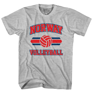 Norway 90's Volleyball Team Cotton Youth T-shirt - Grey Heather Norway 90's Volleyball Team Cotton Youth T-shirt - Grey Heather