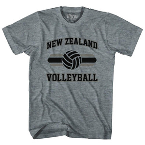 New Zealand 90's Volleyball Team Tri-Blend Adult T-shirt - Athletic Grey New Zealand 90's Volleyball Team Tri-Blend Adult T-shirt - Athletic Grey