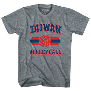 Taiwan 90's Volleyball Team Tri-Blend Adult T-shirt - Athletic Grey Taiwan 90's Volleyball Team Tri-Blend Adult T-shirt - Athletic Grey