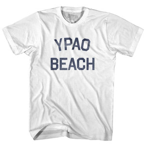 Guam Ypao Beach Womens Cotton Junior Cut Vintage T-shirt - White