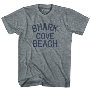 Guam Shark Cove Beach Womens Tri-Blend Junior Cut Vintage T-shirt - Athletic Grey Guam Shark Cove Beach Womens Tri-Blend Junior Cut Vintage T-shirt - Athletic Grey