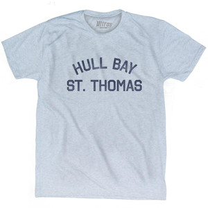 U.S. Virgin Islands Hull Bay, U.S. Virgin Islands, St. Thomas Adult Tri-Blend Vintage T-shirt - Athletic White U.S. Virgin Islands Hull Bay, U.S. Virgin Islands, St. Thomas Adult Tri-Blend Vintage T-shirt - Athletic White