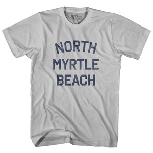 South Carolina North Myrtle Beach Adult Cotton Vintage T-shirt - Cool Grey South Carolina North Myrtle Beach Adult Cotton Vintage T-shirt - Cool Grey