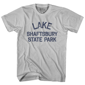 Vermont Lake Shaftsbury State Park Adult Cotton Vintage T-shirt - Cool Grey Vermont Lake Shaftsbury State Park Adult Cotton Vintage T-shirt - Cool Grey