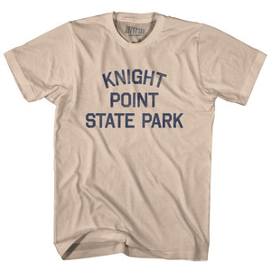 Vermont Knight Point State Park Adult Cotton Vintage T-shirt - Creme