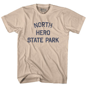 Vermont North Hero State Park Adult Cotton Vintage T-shirt - Creme Vermont North Hero State Park Adult Cotton Vintage T-shirt - Creme