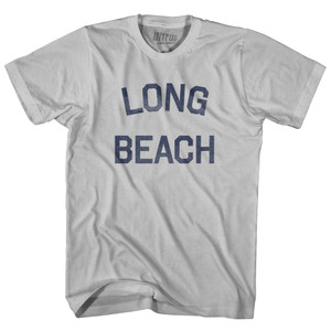 North Carolina Long Beach Adult Cotton Vintage T-shirt - Cool Grey North Carolina Long Beach Adult Cotton Vintage T-shirt - Cool Grey