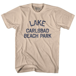 New Mexico Lake Carlsbad Beach Park Adult Cotton Vintage T-shirt - Creme New Mexico Lake Carlsbad Beach Park Adult Cotton Vintage T-shirt - Creme