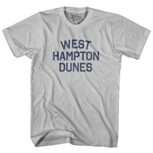 New York West Hampton Dunes Adult Cotton Vintage T-shirt - Cool Grey New York West Hampton Dunes Adult Cotton Vintage T-shirt - Cool Grey