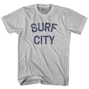 North Carolina Surf City Adult Cotton Vintage T-shirt - Cool Grey North Carolina Surf City Adult Cotton Vintage T-shirt - Cool Grey