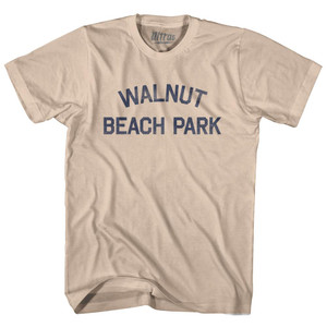 Ohio Walnut Beach Park Adult Cotton Vintage T-shirt - Creme Ohio Walnut Beach Park Adult Cotton Vintage T-shirt - Creme