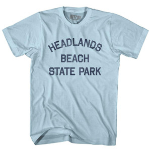 Ohio Headlands Beach State Park Adult Cotton Vintage T-shirt - Light Blue