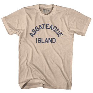 Maryland Assateague Island Adult Cotton Vintage T-shirt - Creme