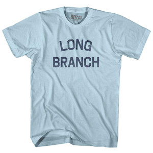 New Jersey Long Branch Adult Cotton Vintage T-shirt - Light Blue New Jersey Long Branch Adult Cotton Vintage T-shirt - Light Blue