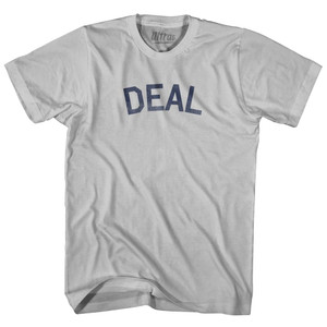 New Jersey Deal Adult Cotton Vintage T-shirt - Cool Grey New Jersey Deal Adult Cotton Vintage T-shirt - Cool Grey