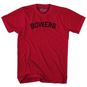 BOWERS Adult Tri-Blend T-shirt - Heather Cardinal