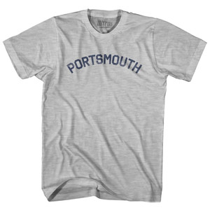North Carolina Portsmouth Womens Cotton Junior Cut Vintage T-shirt - Grey Heather North Carolina Portsmouth Womens Cotton Junior Cut Vintage T-shirt - Grey Heather