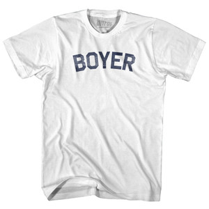 BOYER Womens Cotton Junior Cut T-Shirt - White