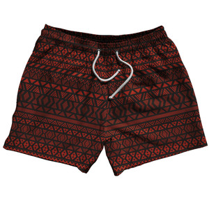 Maori Cardinal 5" Swim Shorts Made in USA - Cardinal Maori Cardinal 5" Swim Shorts Made in USA - Cardinal
