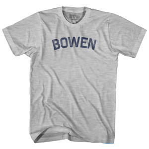 BOWEN Adult Cotton T-shirt - Grey Heather