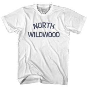 New Jersey North Wildwood Adult Cotton Vintage T-shirt-White