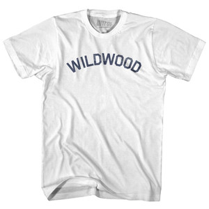 New Jersey Wildwood Adult Cotton Vintage T-shirt - White
