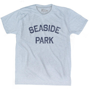 New Jersey Seaside Park Adult Tri-Blend Vintage T-shirt - Athletic White New Jersey Seaside Park Adult Tri-Blend Vintage T-shirt - Athletic White