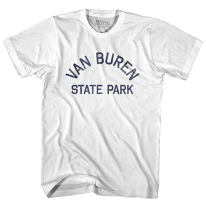 Michigan Van Buren State Park Womens Cotton Junior Cut Vintage T-shirt - White Michigan Van Buren State Park Womens Cotton Junior Cut Vintage T-shirt - White