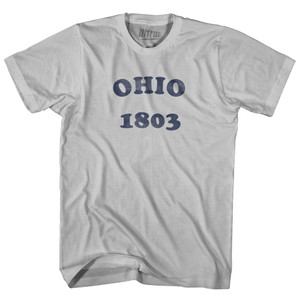 Ohio State 1803 Adult Cotton Vintage T-shirt - Cool Grey