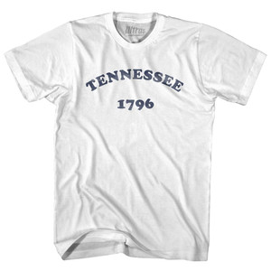 Tennessee State 1796 Youth Cotton Vintage T-shirt - White Tennessee State 1796 Youth Cotton Vintage T-shirt - White