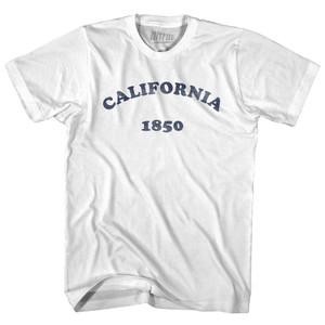 California State 1850 Youth Cotton Vintage T-shirt - White California State 1850 Youth Cotton Vintage T-shirt - White