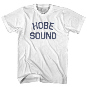 Florida Hobe Sound Youth Cotton Vintage T-shirt - White Florida Hobe Sound Youth Cotton Vintage T-shirt - White