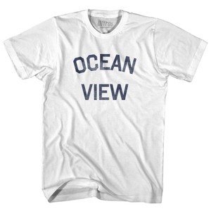 Virginia Ocean View Youth Cotton Vintage T-shirt - White Virginia Ocean View Youth Cotton Vintage T-shirt - White