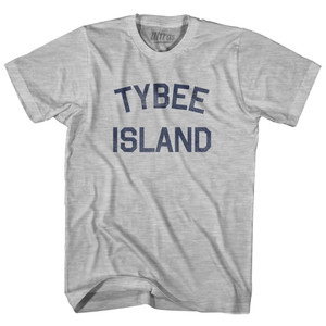 Georgia Tybee Island Womens Cotton Junior Cut Vintage T-shirt - Grey Heather Georgia Tybee Island Womens Cotton Junior Cut Vintage T-shirt - Grey Heather