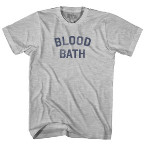 Blood Bath Womens Cotton Junior Cut T-Shirt - Grey Heather