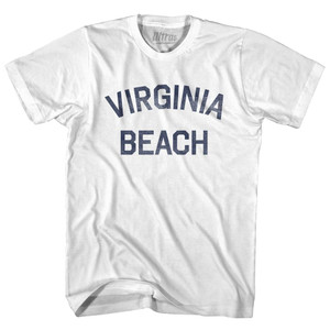 Virginia Virginia Beach Youth Cotton Vintage T-shirt - White Virginia Virginia Beach Youth Cotton Vintage T-shirt - White