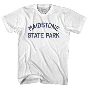 Vermont Maidstone State Park Youth Cotton Vintage T-shirt - White Vermont Maidstone State Park Youth Cotton Vintage T-shirt - White